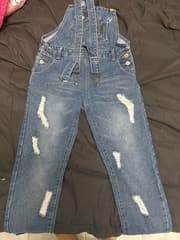 Long Denim Overalls - image blurred placeholder