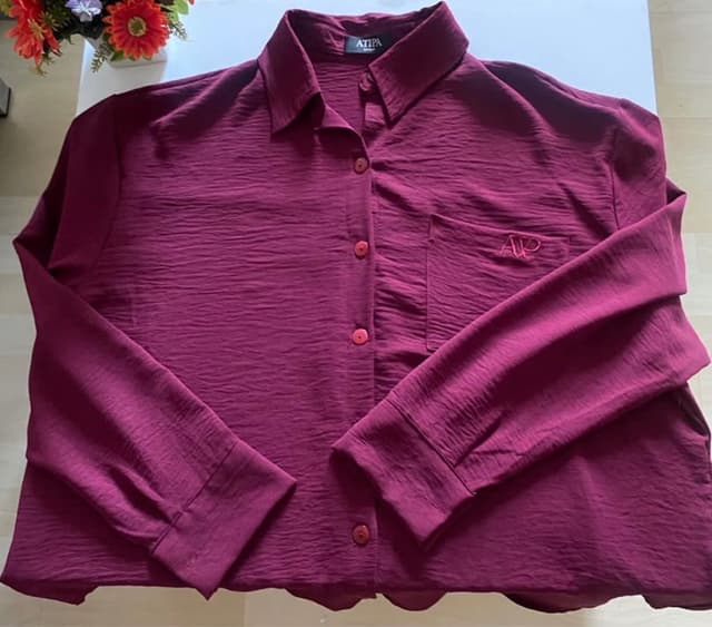 ATIPA Burgundy Red Shirt
