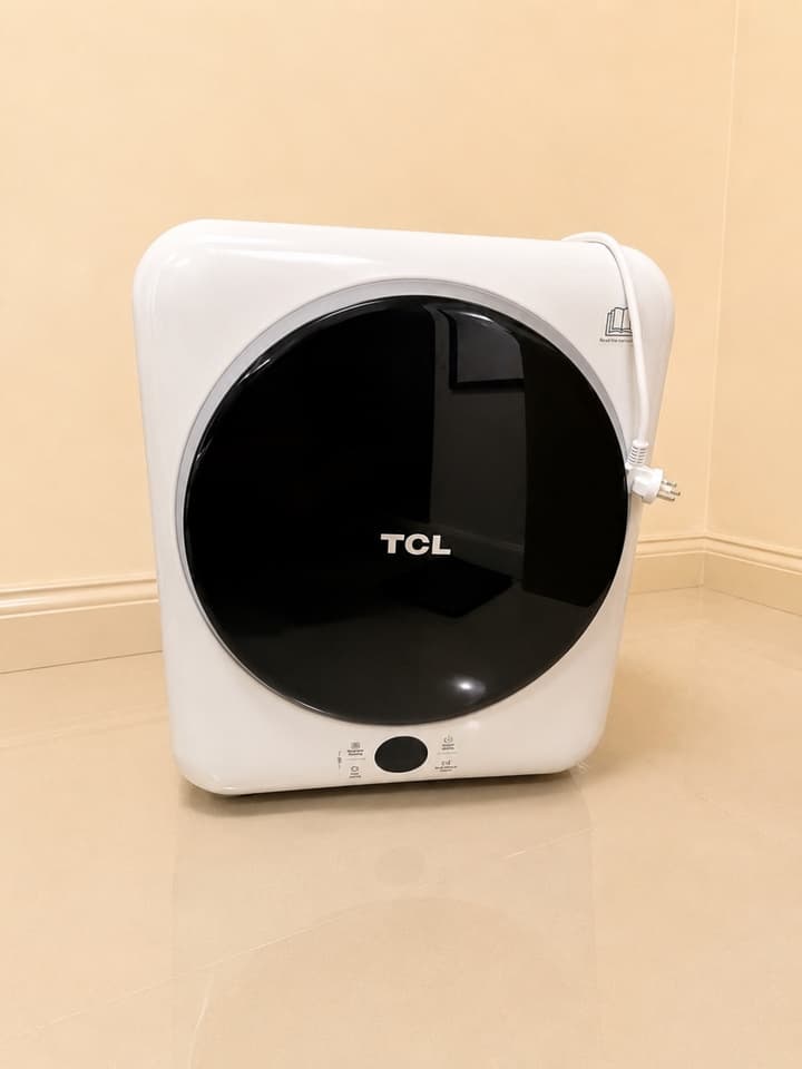 TCL Compact Clothes Dryer WT04KFDYW | Capacity 4 Kg. | White