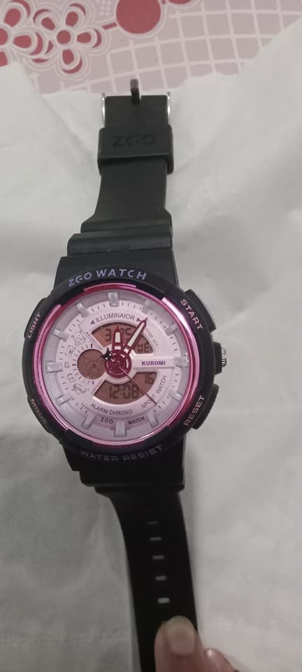 ZGO x Sanrio Kuromi Digital and Analog Watch
