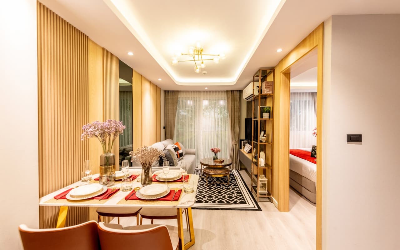 1 Bedroom at Pristine Park 3 — 34.00 sqm for Sale in Jomtien