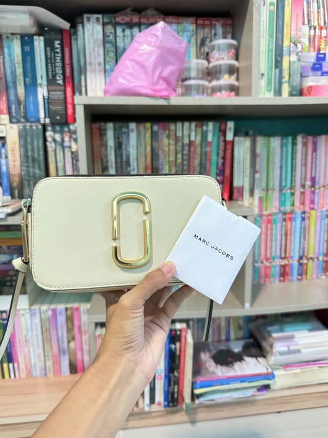 MARC JACOBS THE SNAPSHOT Shoulder Bag KHAKI MULTI