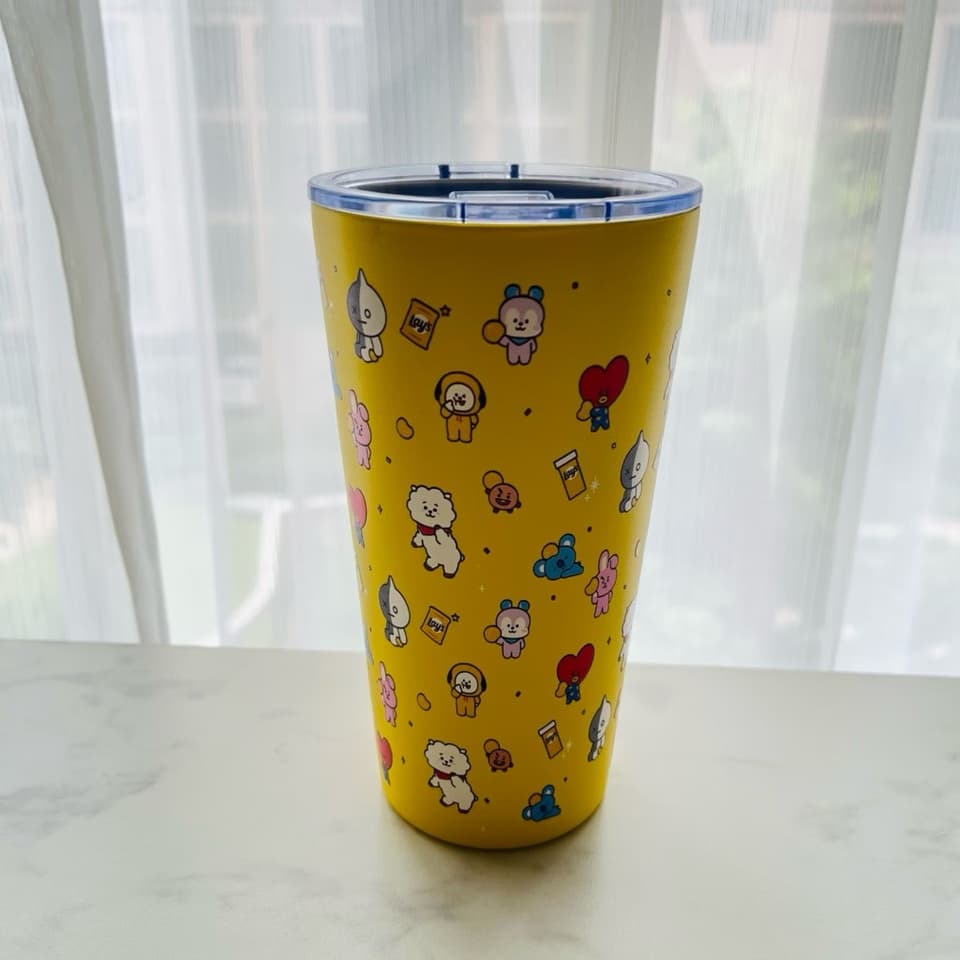 BT21 x Lay’s 30th Anniversary Drinking Cup with Straw and Box