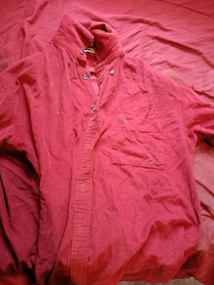 FILA Red Corduroy Shirt