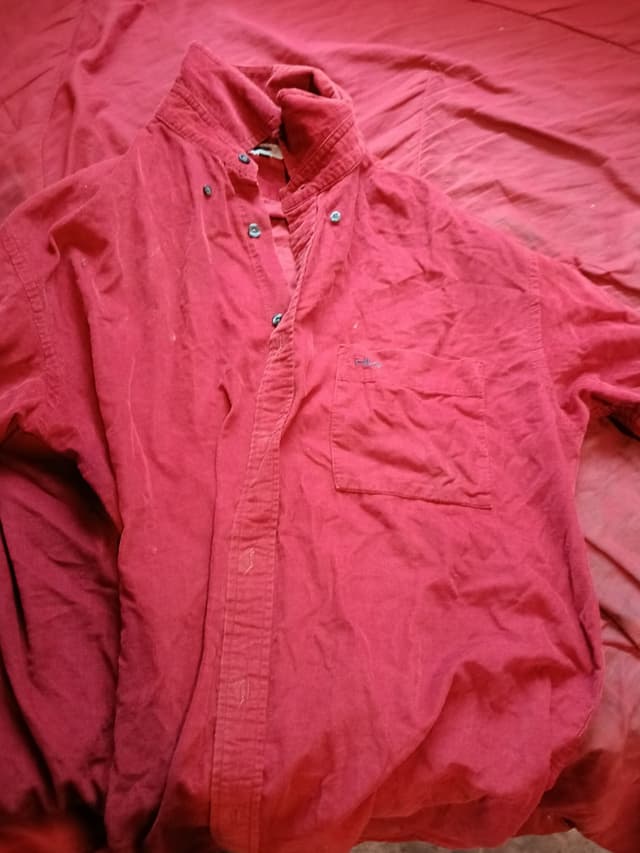 FILA Red Corduroy Shirt