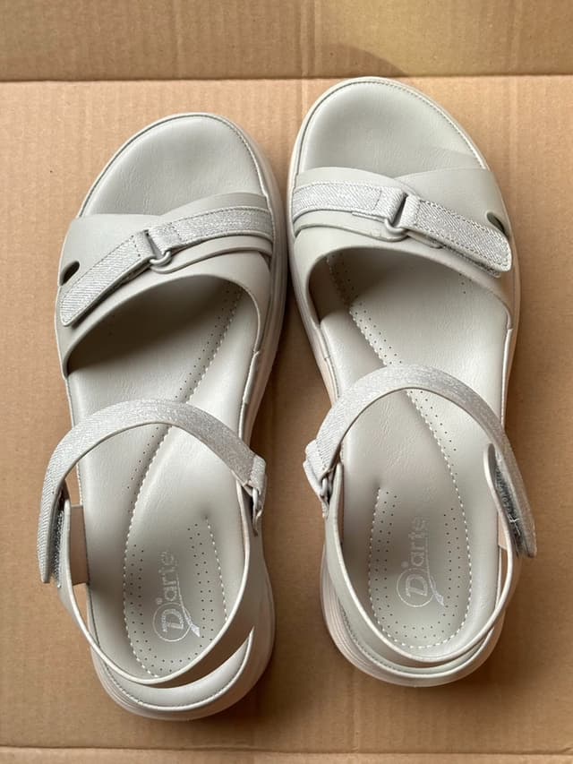 Comfort Health Shoes, Soft and Lightweight, D’arte, Gray, Size 39