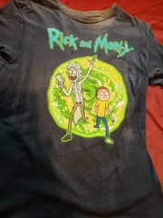 Ripple Junction x Adult Swim Rick and Morty Cartoon Graphic T-Shirt - image blurred placeholder
