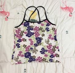 Floral Spaghetti Strap Top - image blurred placeholder