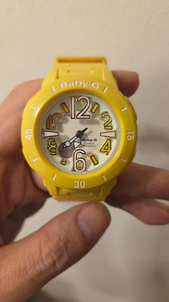 Yellow Casio Baby-G Watch