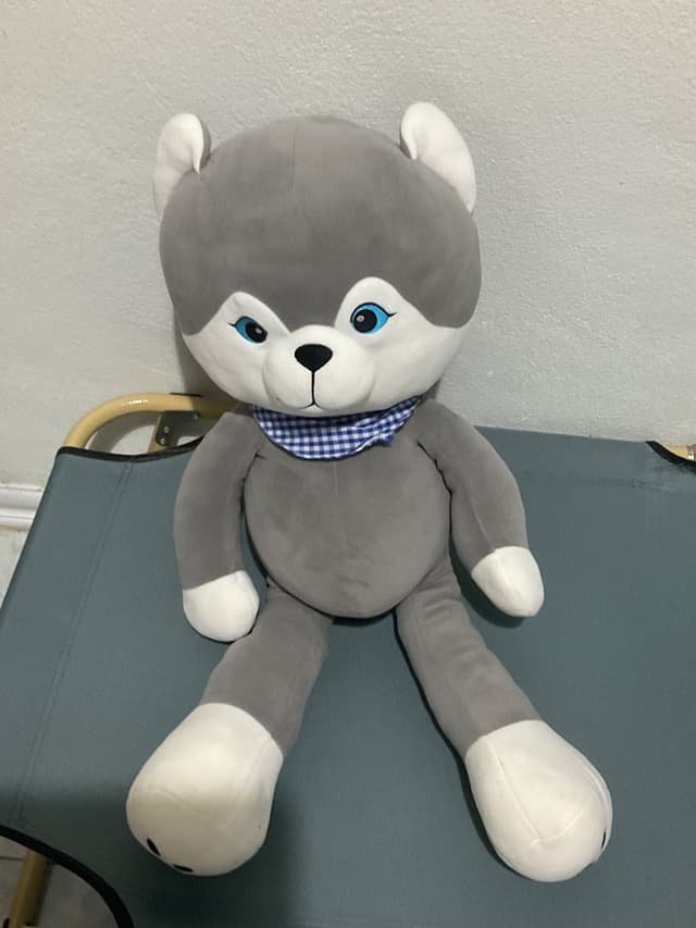 Siberian Husky Plush Toy