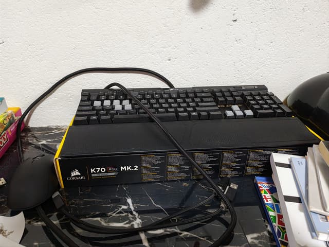 CORSAIR K70 RGB MK.2 Wired Gaming Keyboard with Mouse