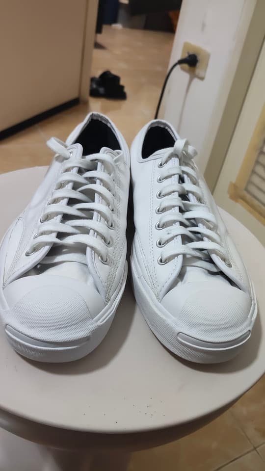 Rare white-smile Converse Jack Purcell sneakers