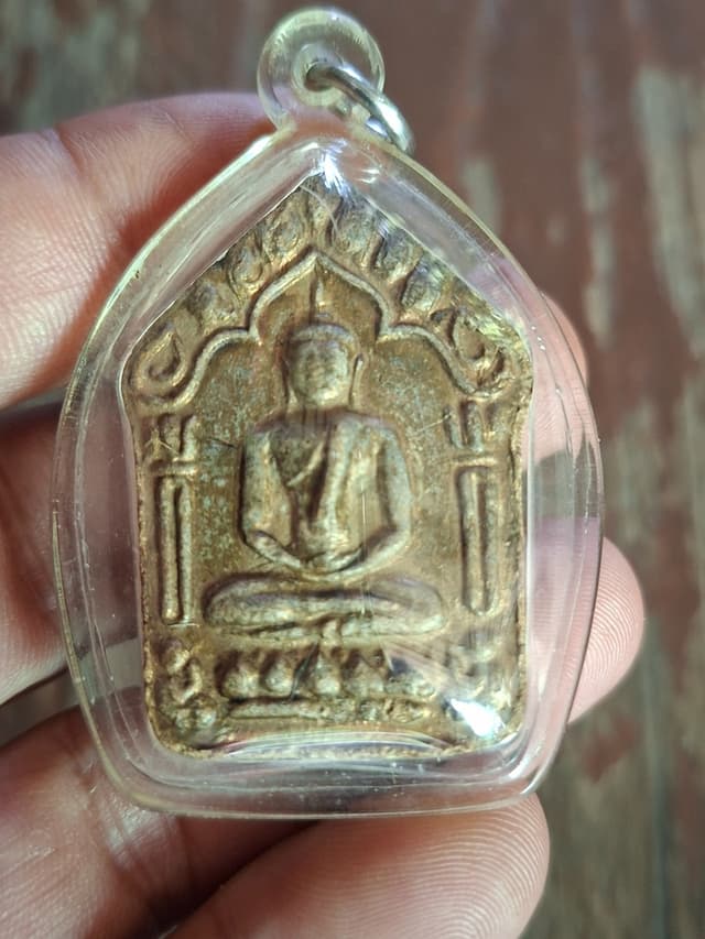 Khun Phaen Phrai Kumarn Powder Amulet, Luang Pu Tim, Wat Rahan Rai, Gold Takrut