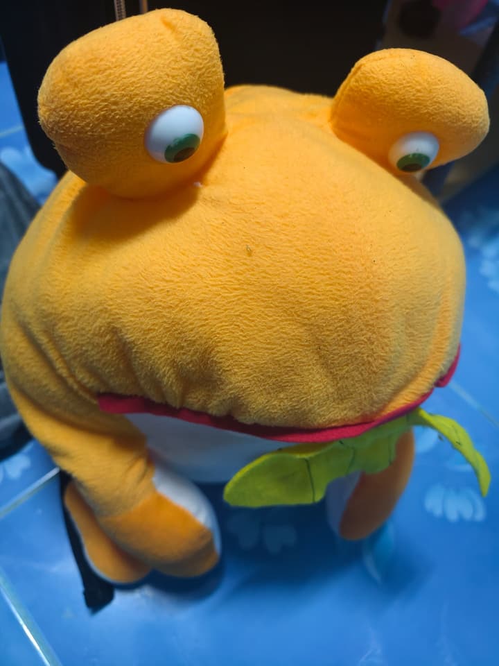 Yellow Frog Doll