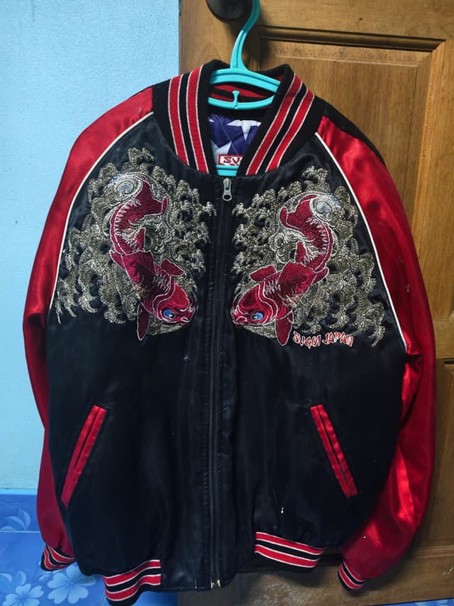 Koi Fish Embroidered Robe