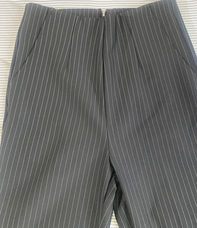 High-Waisted Pants with Hidden Zipper