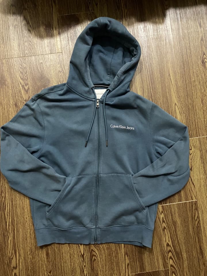 Calvin Klein Jeans (CK) Hoodie, Blue-Gray / Light Navy