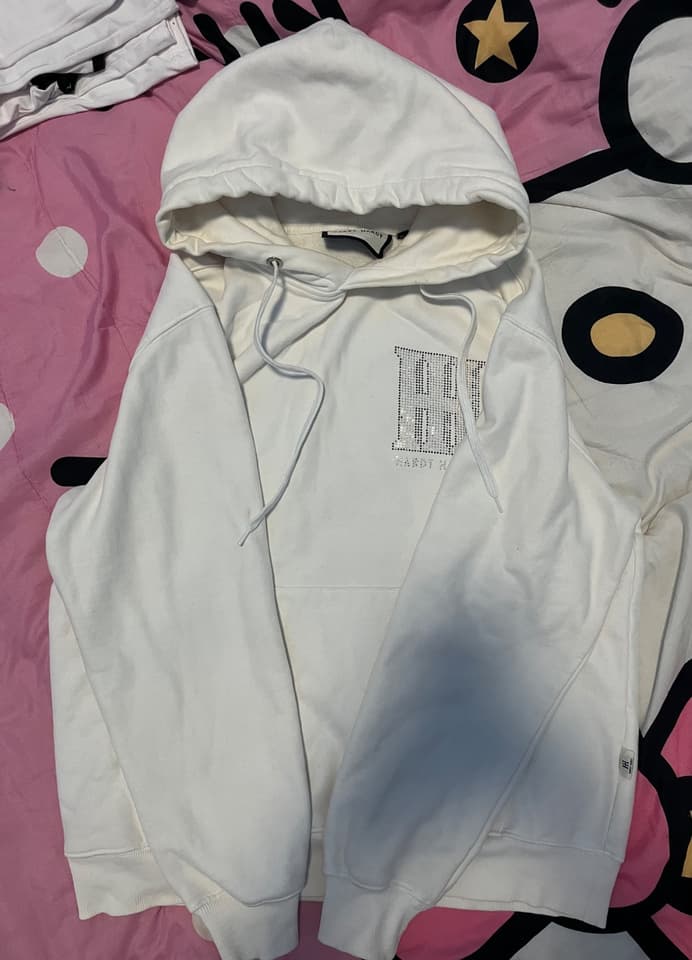 HARDY HARDY White Hooded Sweatshirt