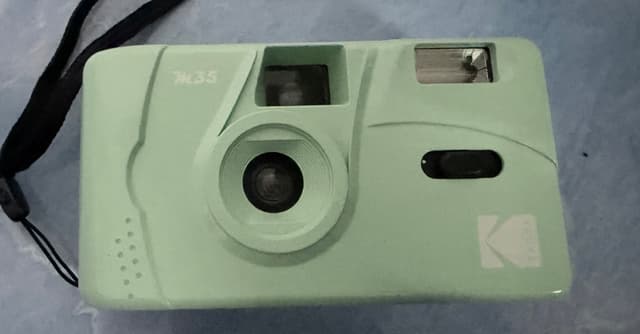 Vintage Film Camera KODAK M35 35mm Reusable, Mint Green