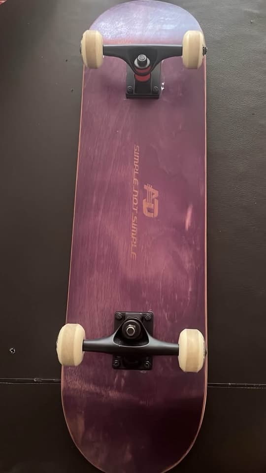 Purple Skateboard, AD Brand