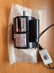 MITSUBISHI CAPACITOR START ELECTRIC MOTOR, SCQR 1／3HP - image blurred placeholder