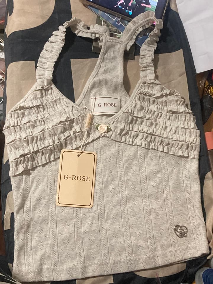 G-ROSE Brand Light Gray Shirt