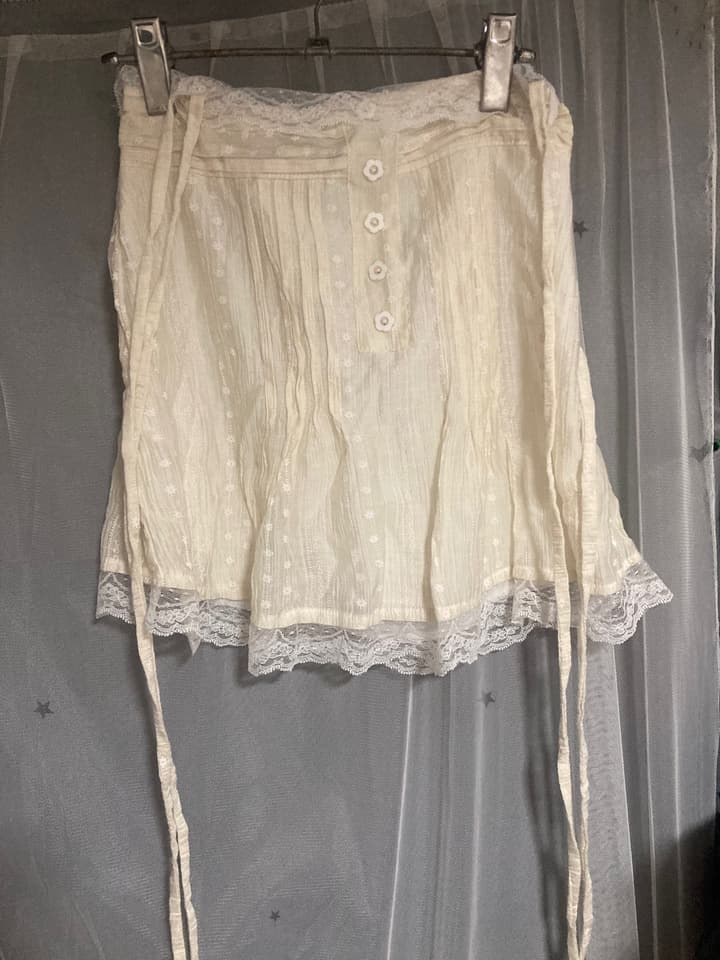 KHUN Brand Light Yellow Tie-String Spaghetti Strap Top