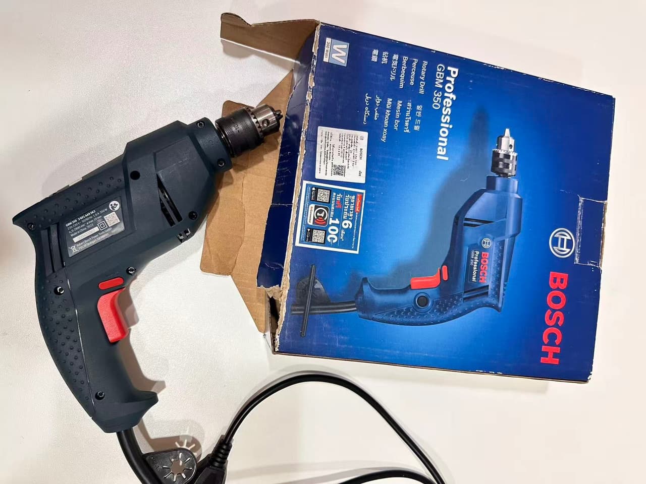 สว่านไฟฟ้า Bosch GBM 350 ระดับมืออาชีพ