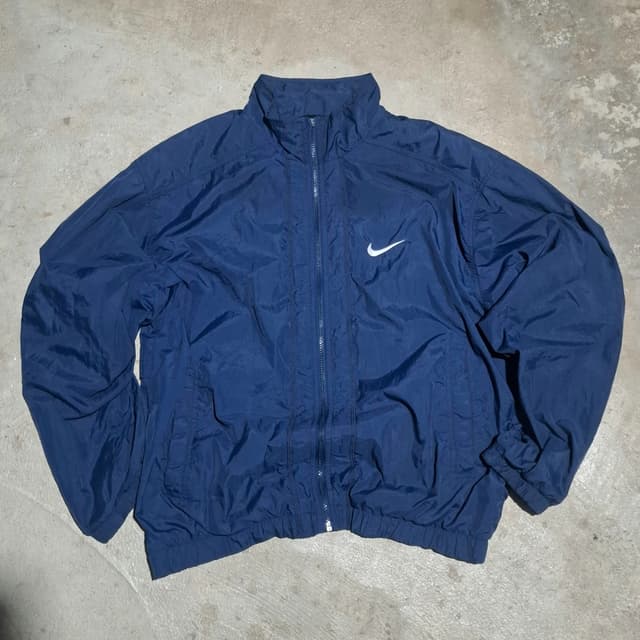 Vintage 90s Nike blue Windbreaker Jacket