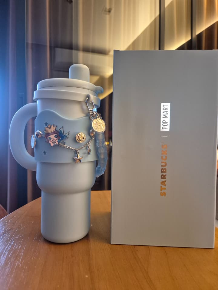 Starbucks Molly 39OZ SS Tumbler with Strap and Pin.
