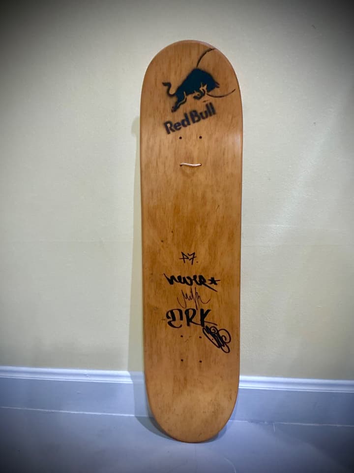 Red Bull Skateboard Deck Collaboration by Artists CHIP7, P7, TRK, NEVER, MAYA G