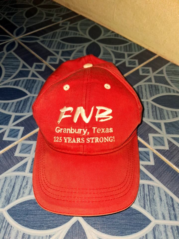 FNB Granbury, Texas Vintage Red Cap