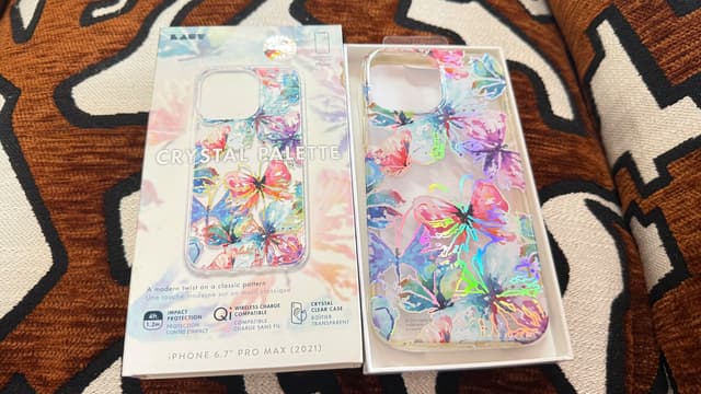 LAUT Crystal Palette Butterfly Pattern Case for iPhone 13 Pro Max