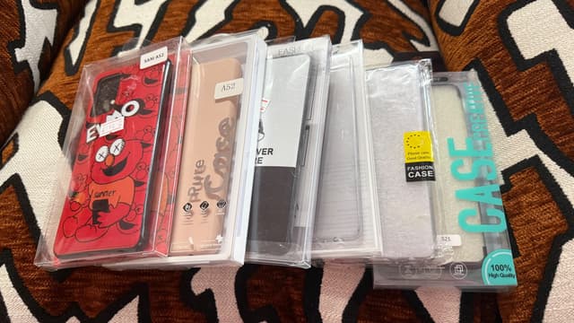 Lot of 6 Samsung A52 Cases