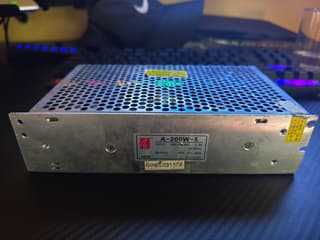 Used Switching Power Supply, Model A-200W-5, 5v, 40A - image blurred placeholder