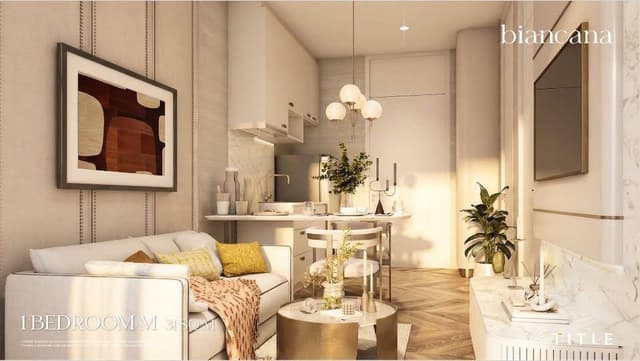 The Title Biancana, Surin : 31 sqm, one bedroom