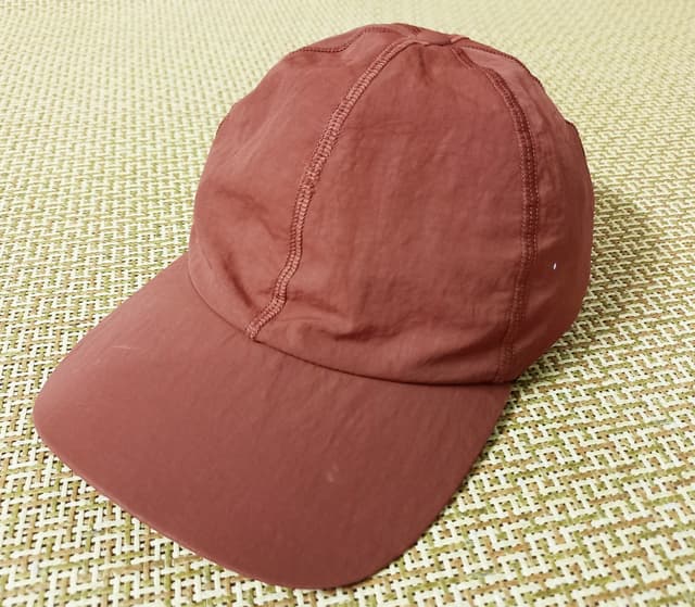 Lululemon brick-orange hat