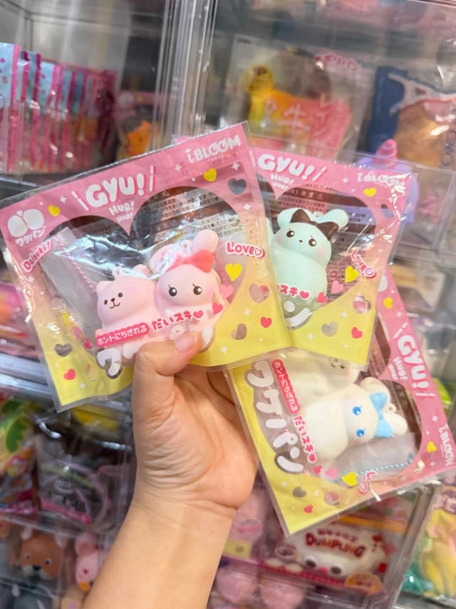 iBloom Daisuki Wakepan Squishy, Set of 3