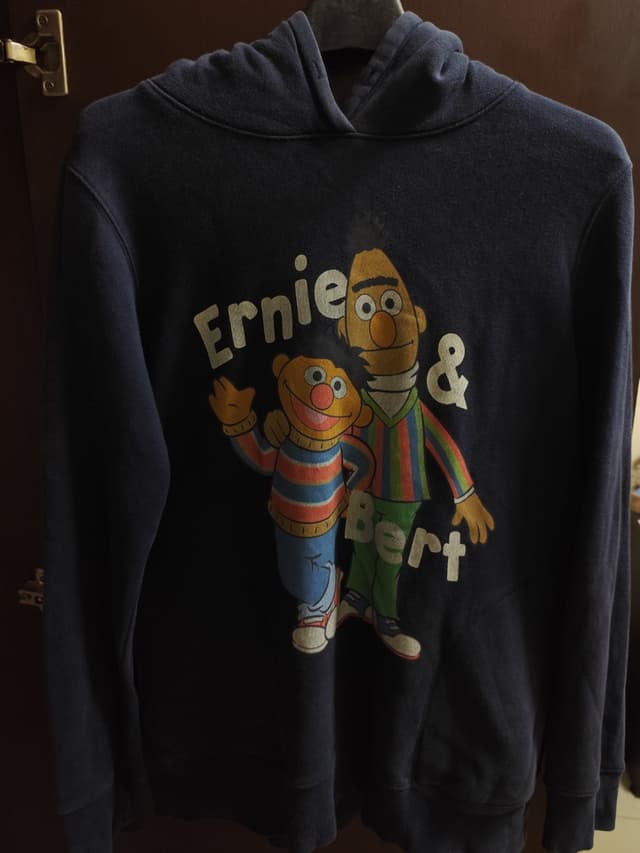 Uniqlo Sesame Street Ernie & Bert Pullover Hoodie