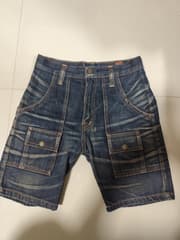 Justin denim shorts - image blurred placeholder