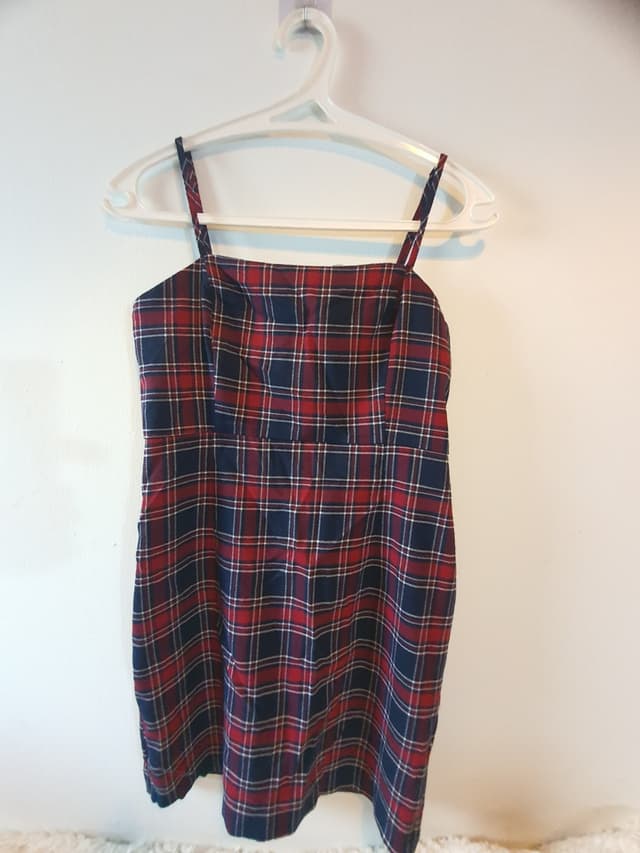 Forever21 Plaid Mini Dress, Size S