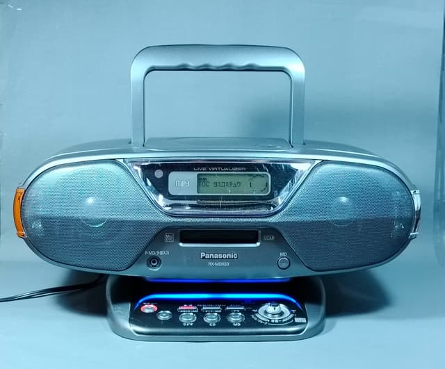 ชุดเครื่องเสียงพกพา Panasonic Personal MD System (รุ่น RX-MDX63)