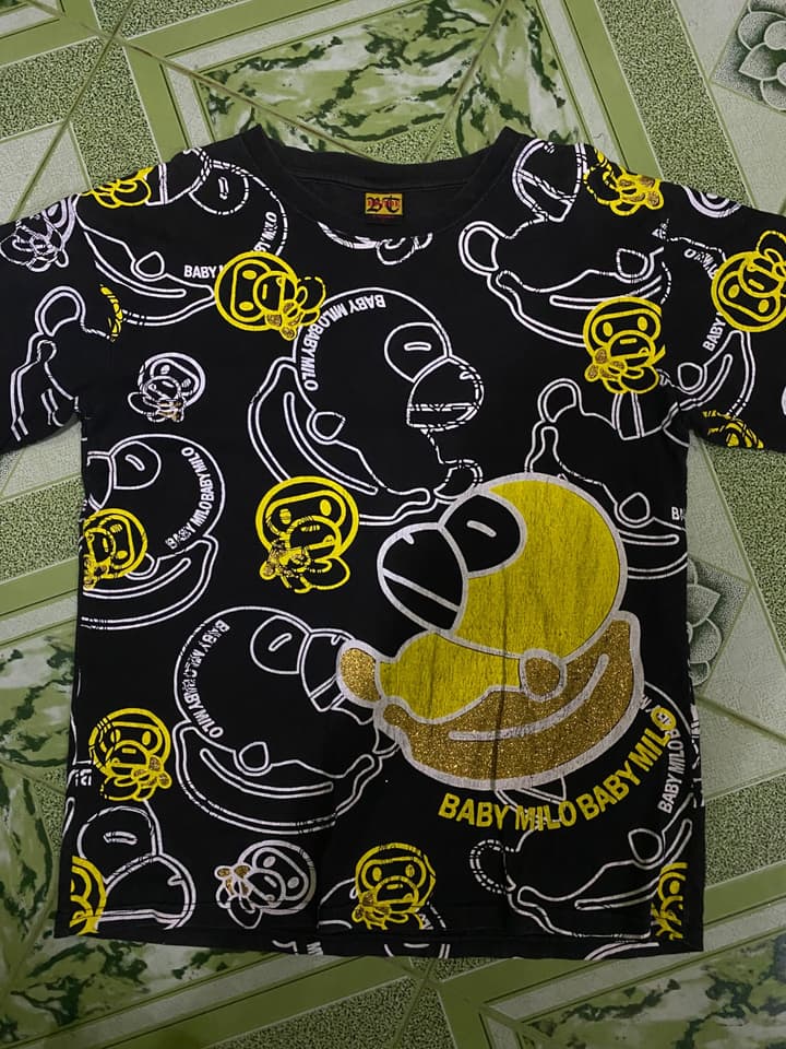 เสื้อยืดคอกลม BiGTOE ลาย baby milo