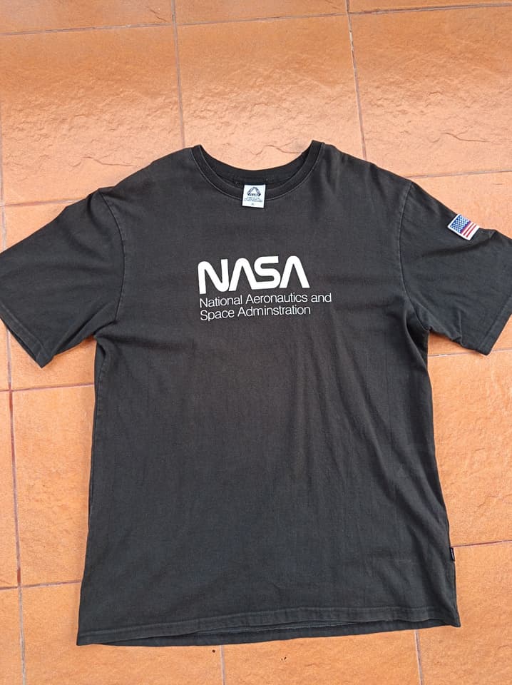 Черная футболка Fluke X NASA